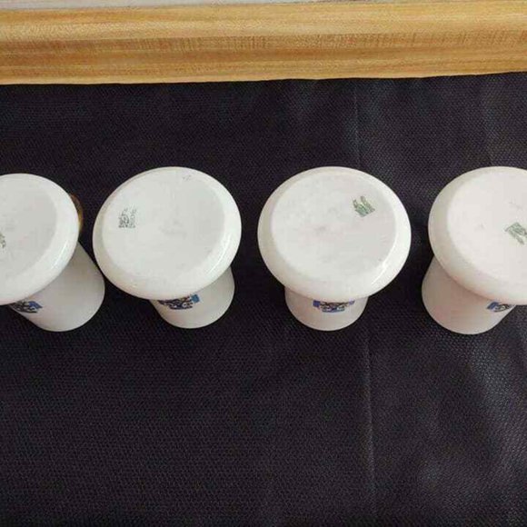 Masonic ceremonial? tankard, large, with four mugs set. - Picture 6 of 10